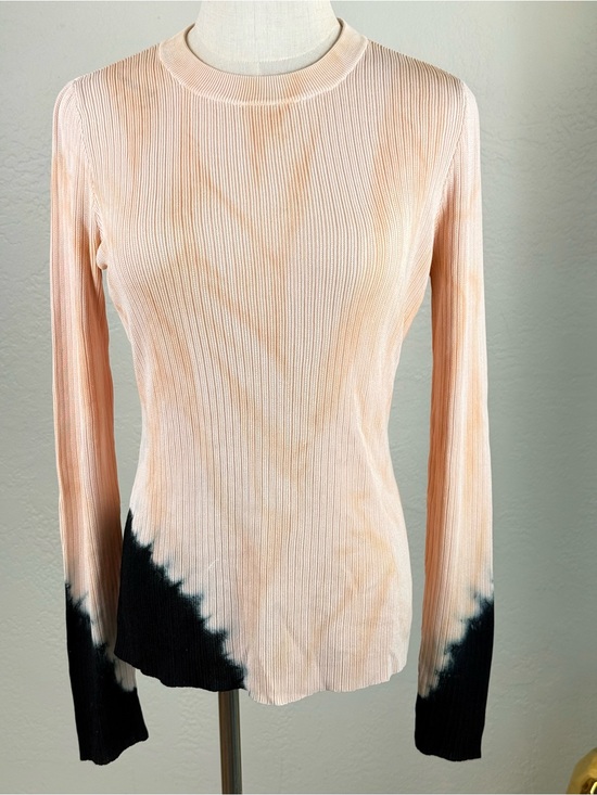 Proenza Schouler Tops - LUXE Proenza Schouler Resort Runway Tie Dye‎ Ribbed Knit Top Peach Navy M